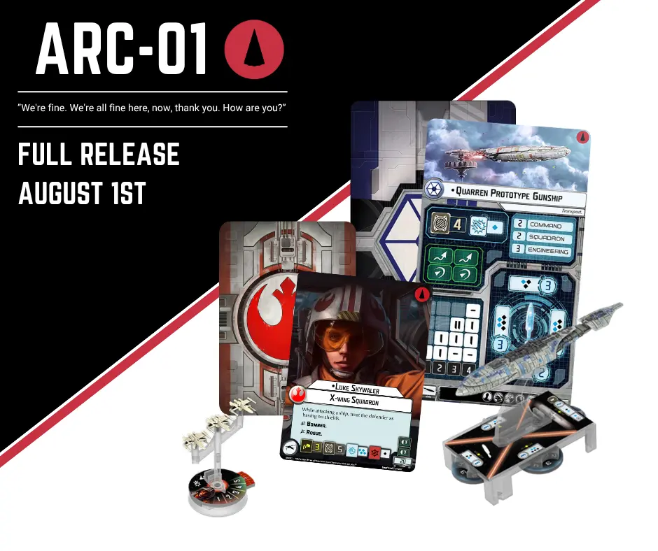 ARC01 Launches August 1st