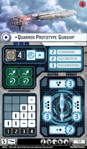 Quarren Prototype Gunship